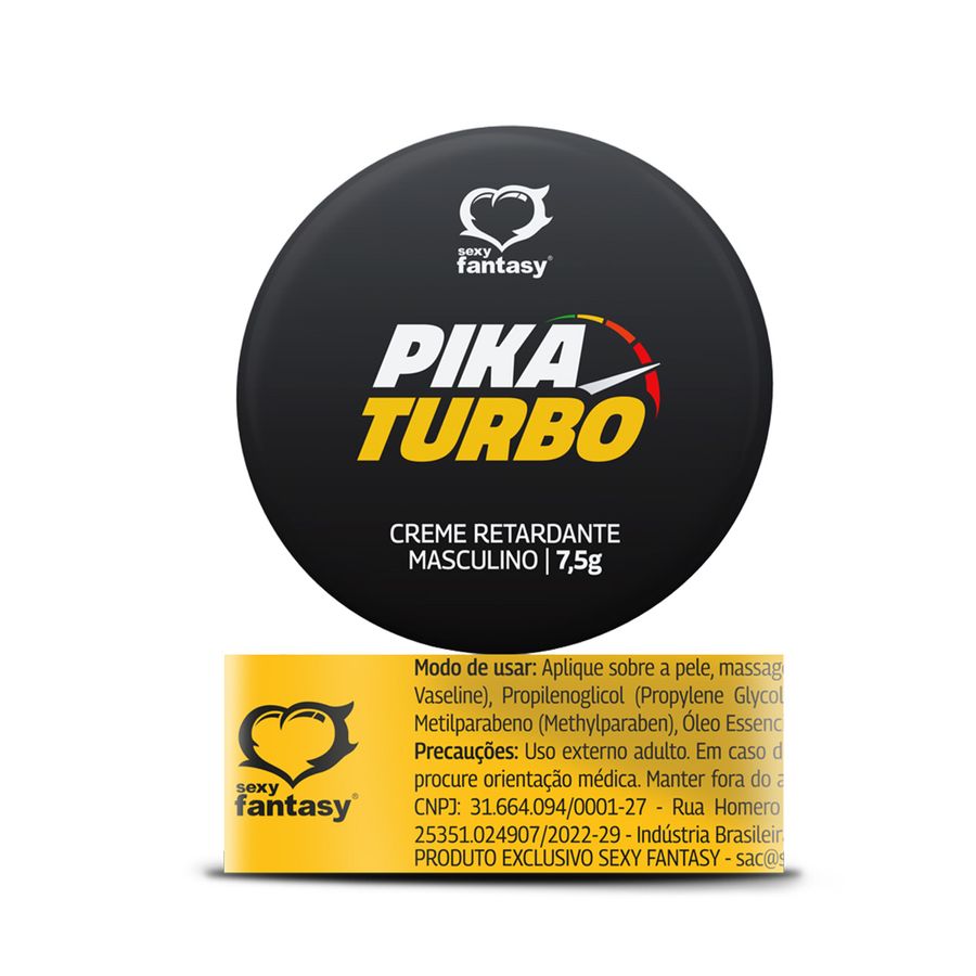 PIKA TURBO CREME RETARDANTE MASCULINO 7,5G