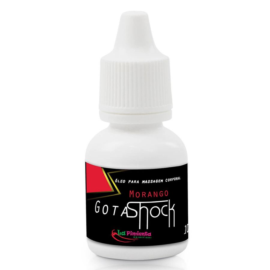 GOTAS SHOCK DE MORANGO PARA MASSAGEM 10ML