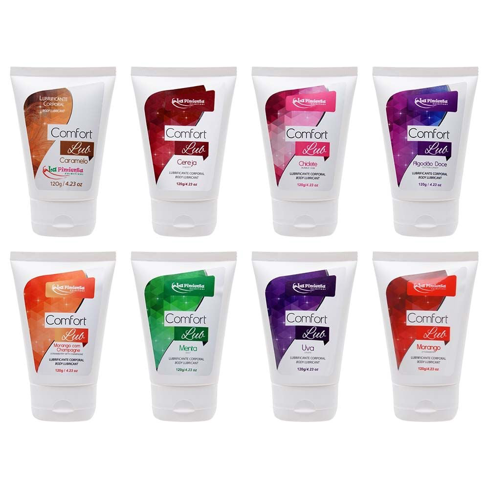 LUBRIFICANTE COMFORT LUB BEIJÁVEL 120G LA PIMIENTA