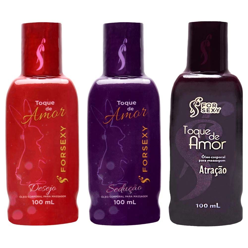 TOQUE DE AMOR ÓLEO CORPORAL PERFUMADO 100ML FOR SEXY