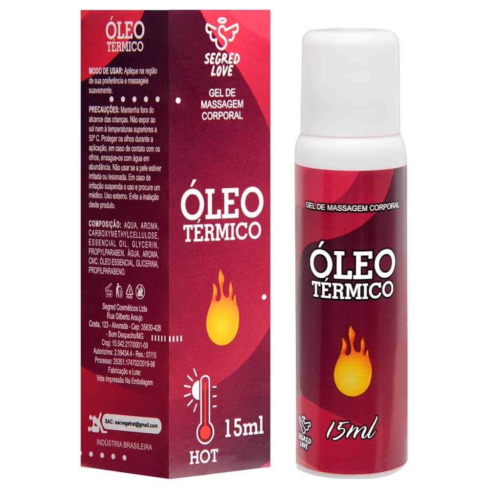 ÓLEO TÉRMICO HOT 15ML SEGRED LOVE