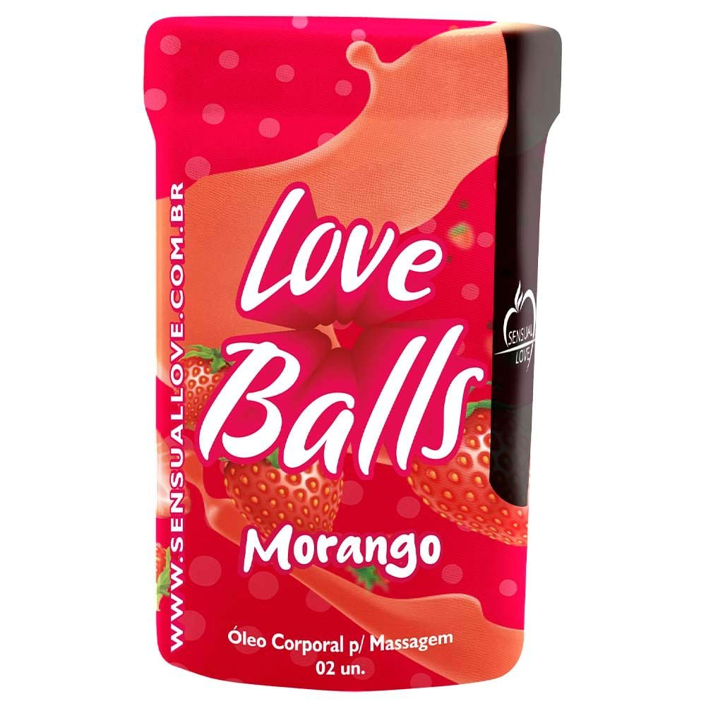 LOVE BALLS BEIJÁVEL 02 UNIDADES SENSUAL LOVE