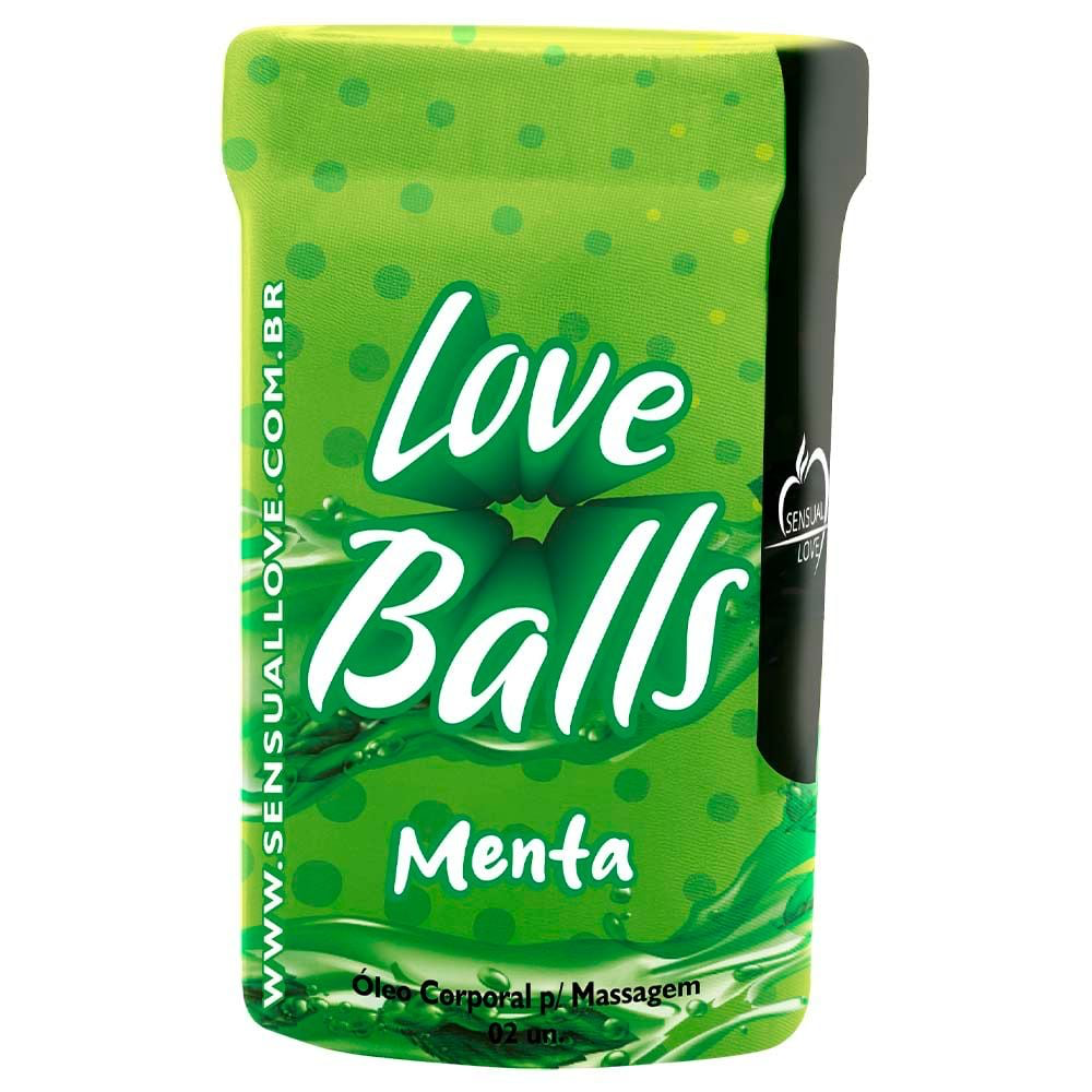 LOVE BALLS BEIJÁVEL 02 UNIDADES SENSUAL LOVE