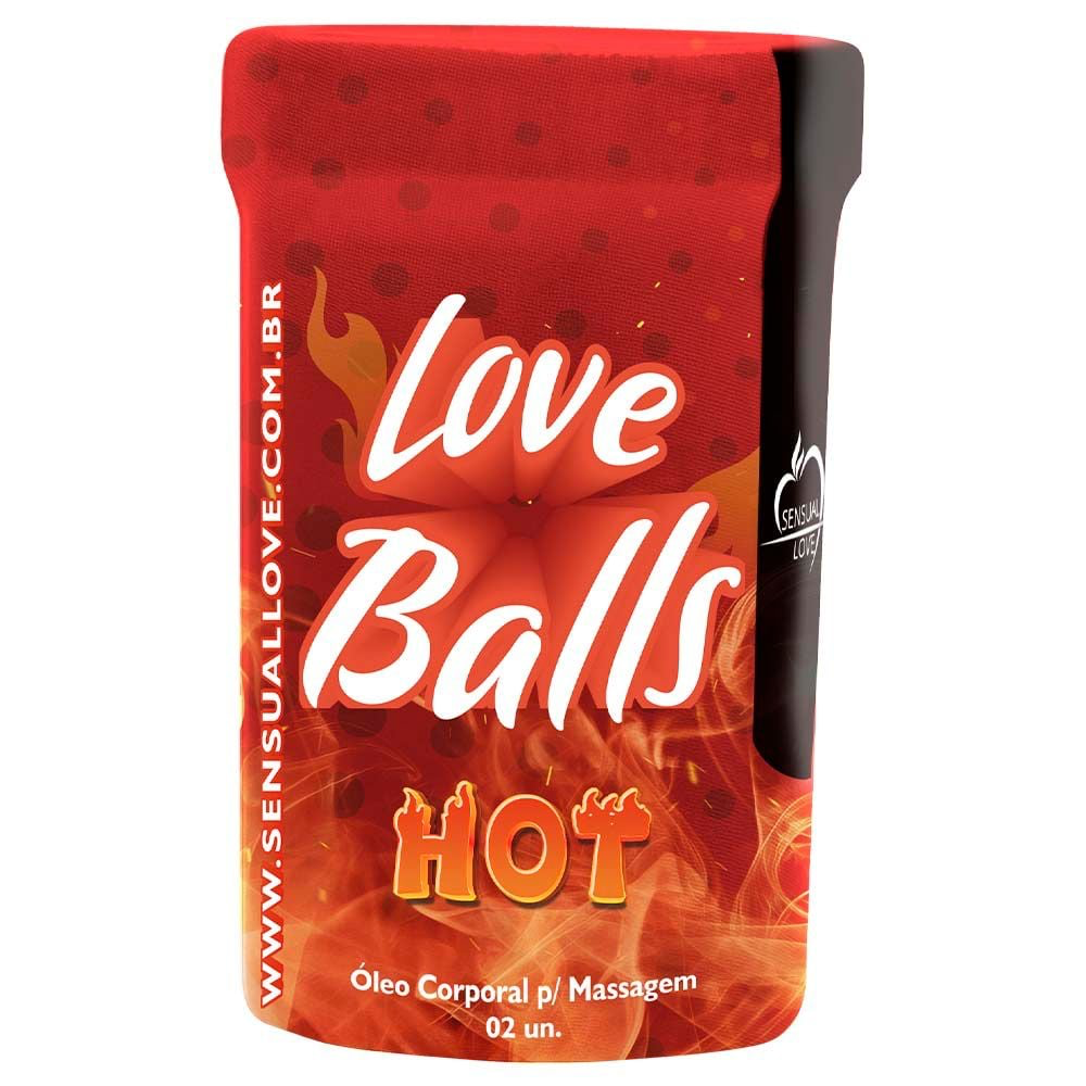 LOVE BALLS BOLINHA HOT 02 UNIDADES SENSUAL LOVE