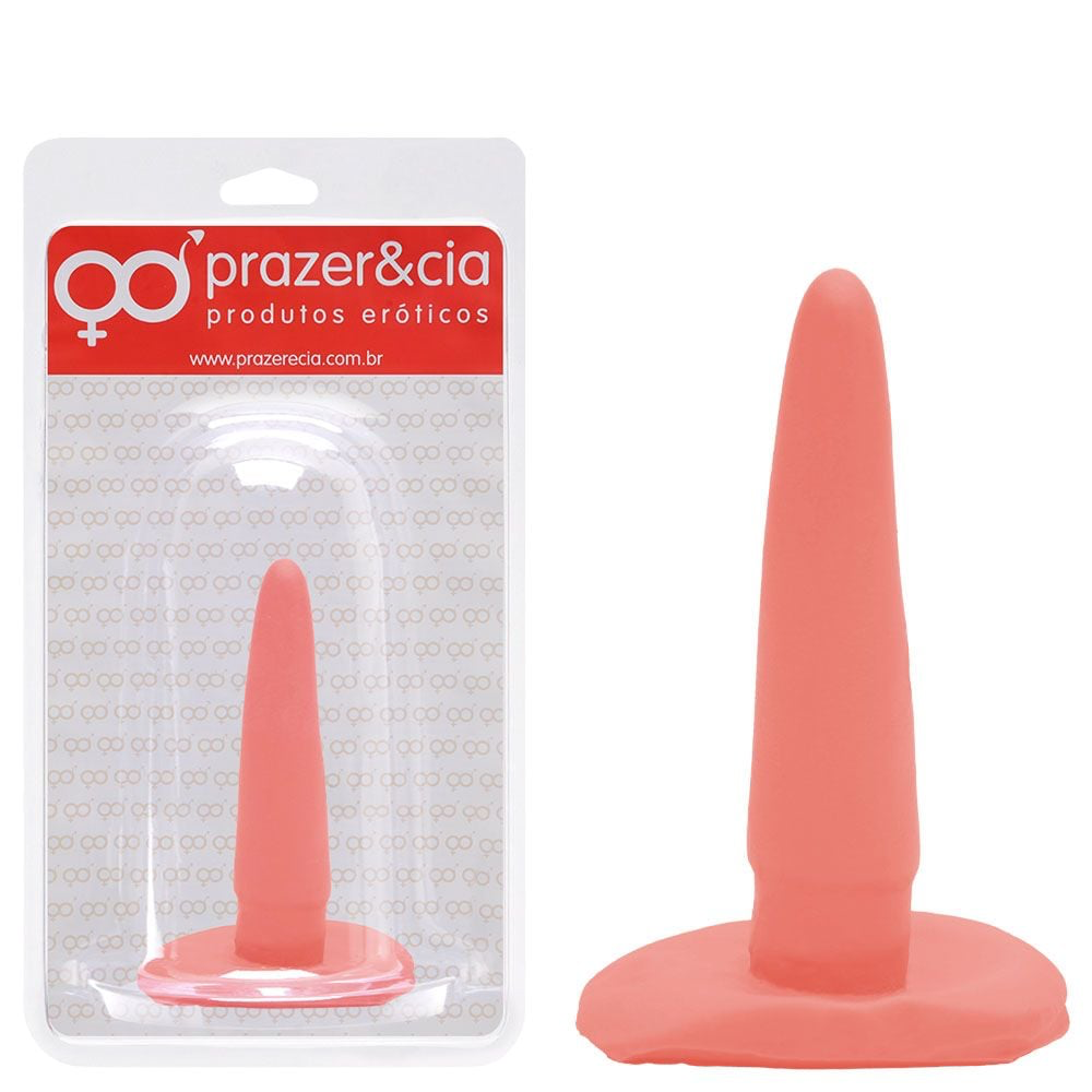 PLUG ANAL BORRACHA MACIÇA 11,2 X 2,5CM PRAZER E CIA