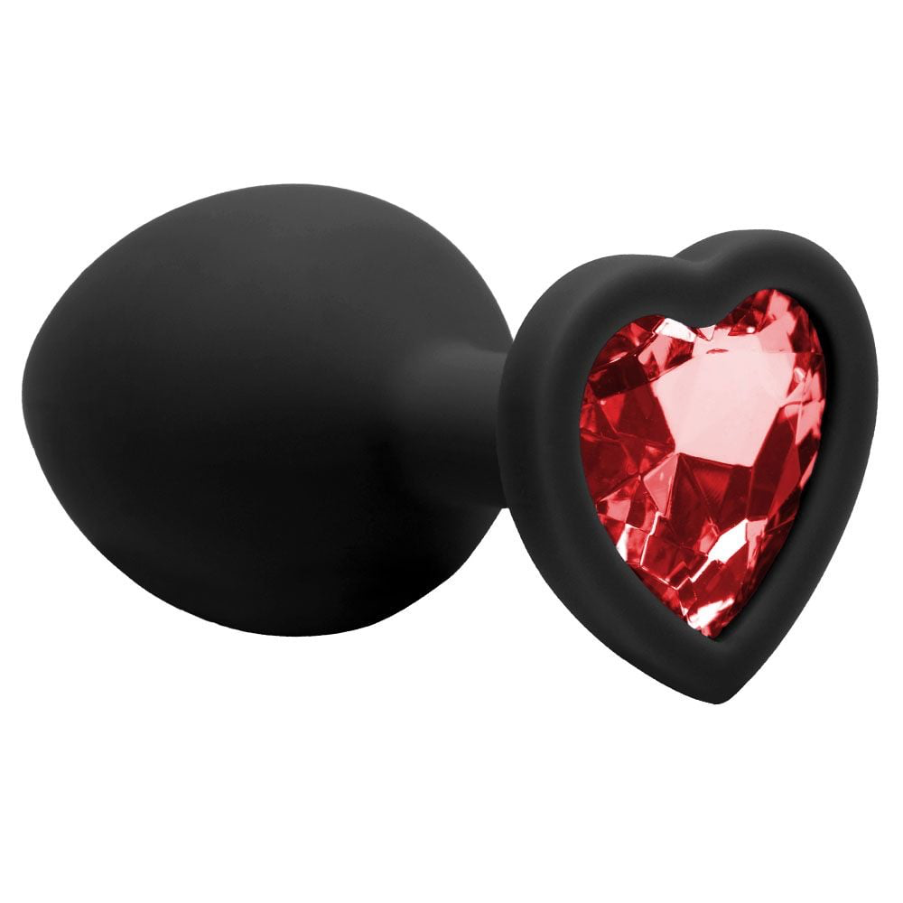 PLUG ANAL SILICONE CORAÇÃO M SEXY IMPORT