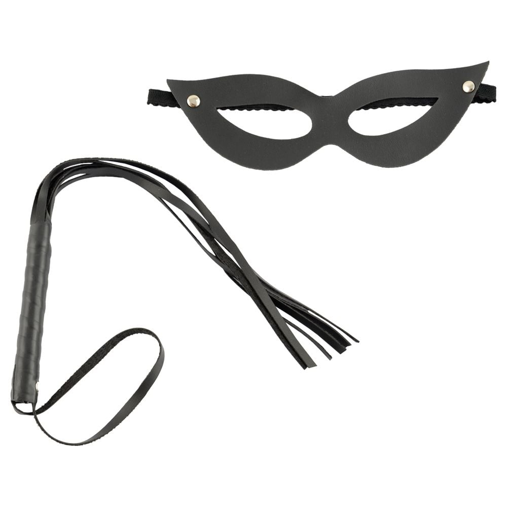 KIT MÁSCARA COM CHICOTE FINO TIRAS