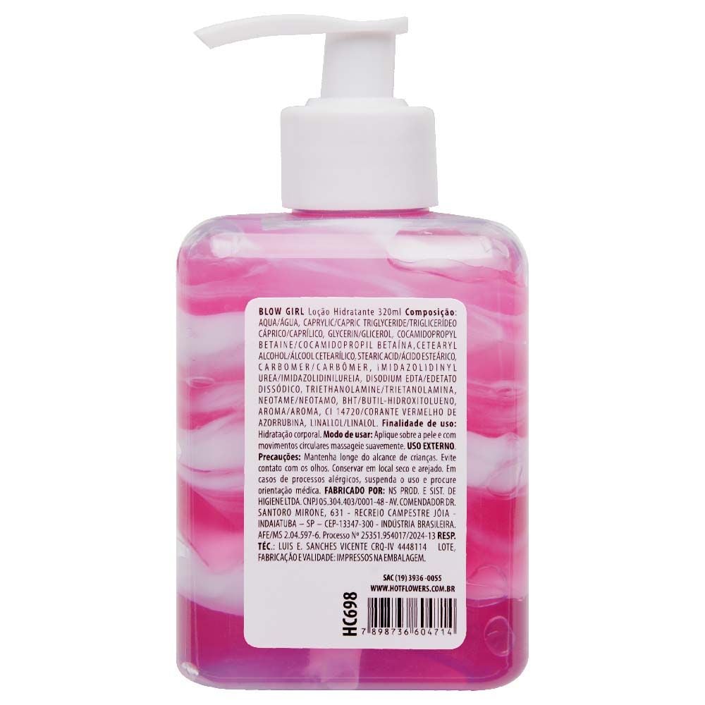 BLOW GIRL GEL SEXO ORAL 320ML HOT FLOWERS