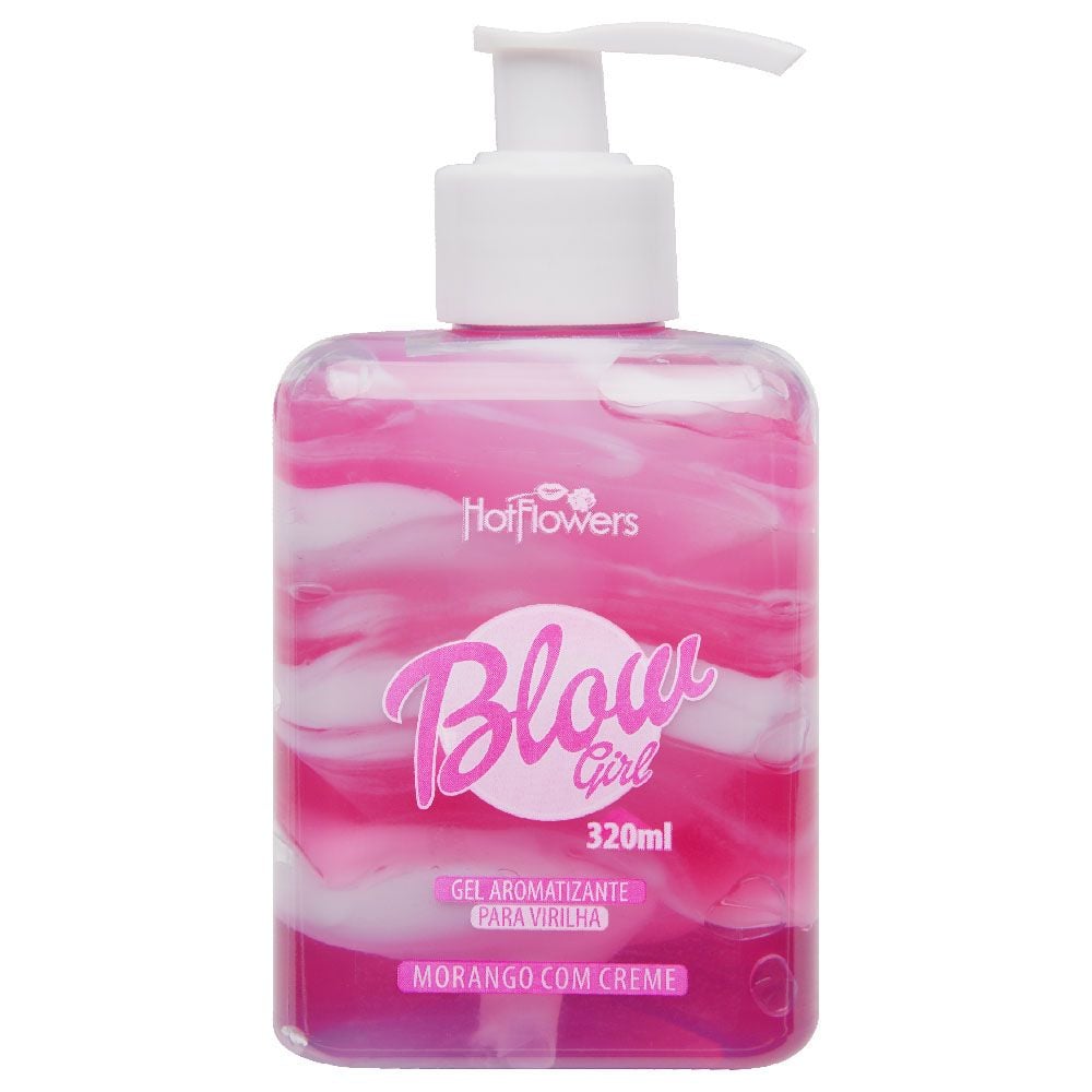 BLOW GIRL GEL SEXO ORAL 320ML HOT FLOWERS