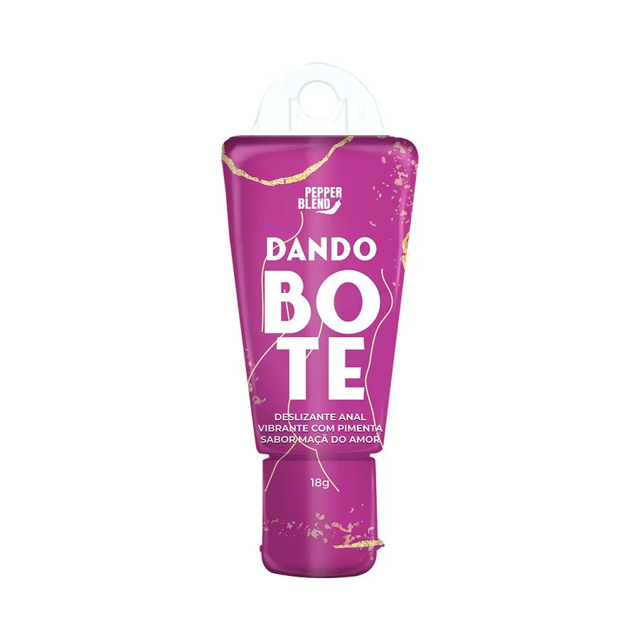 DANDO O BOTE GEL DESLIZANTE ANAL VIBRANTE 18G PEPPER BLEND