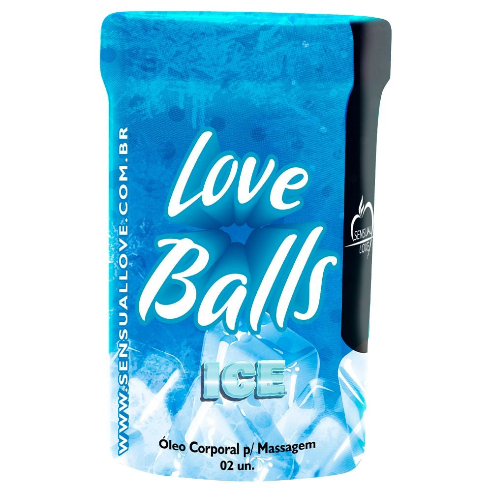 LOVE BALLS BOLINHA ICE 02 UNIDADES SENSUAL LOVE