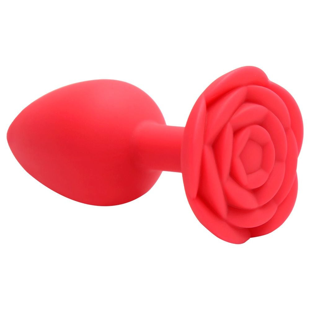 PLUG ANAL SILICONE BASE DE FLOR TAMANHO P VIPMIX