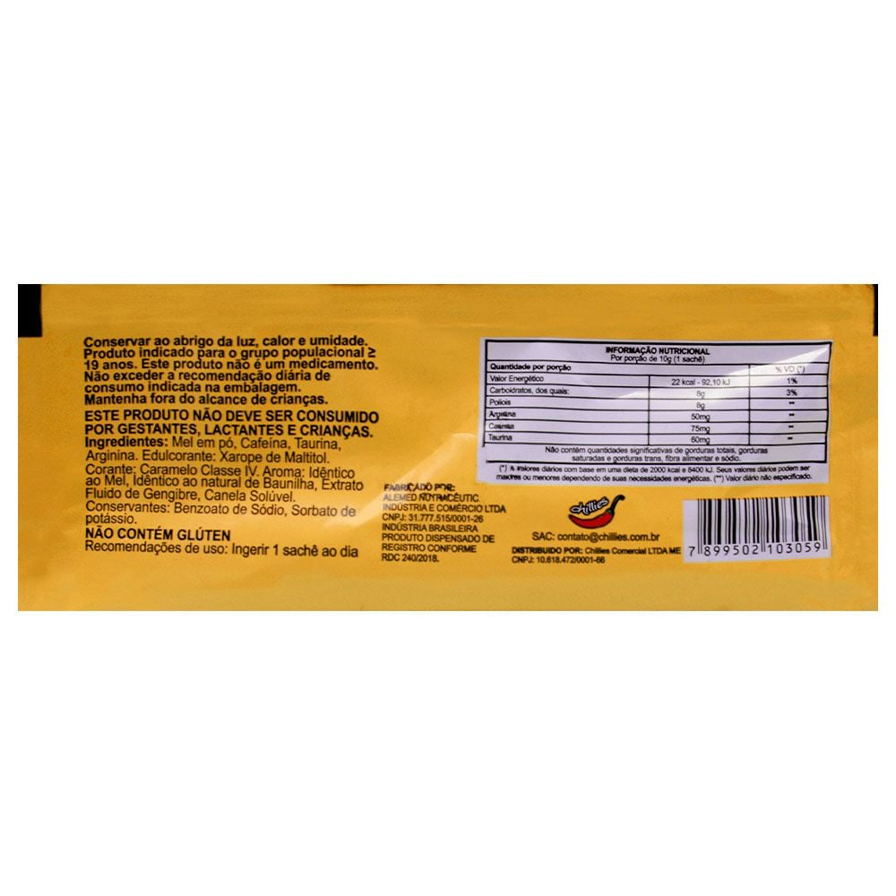 MELZINHO ÁRABE DO PRAZER UNISSEX 10G CHILLIES