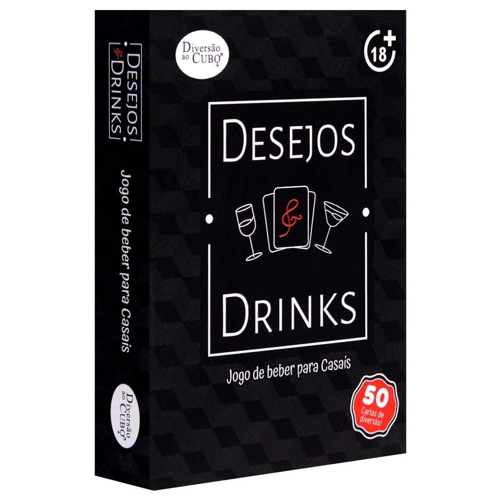 JOGO DESEJOS E DRINKS PARA CASAIS DIVERSÃO AO CUBO