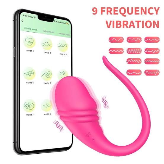 Vibrador Bluetooth Controle no Celular 9 modos de vibração