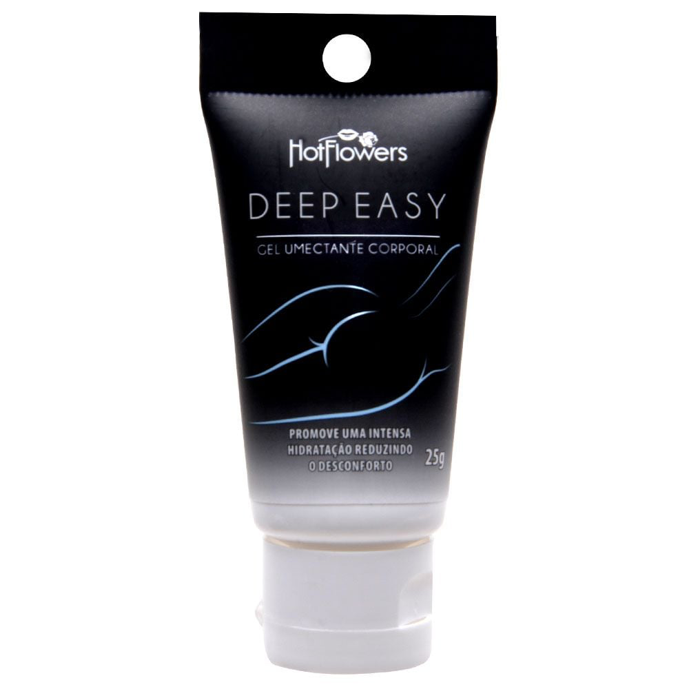 DEEP EASY ANESTÉSICO BISNAGA PRETA 25G HOT FLOWERS