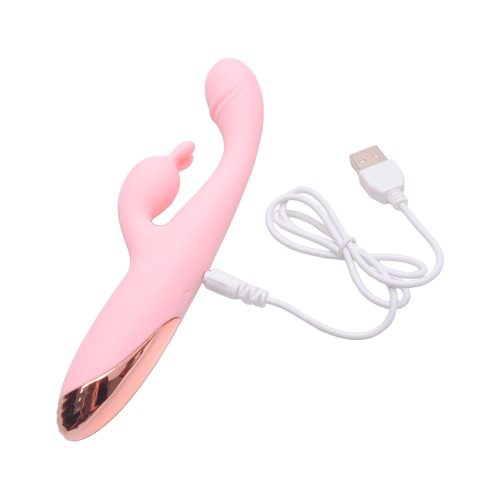 VIBRADOR PONTO G USB RABBIT 10 MODOS LILO VIPMIX