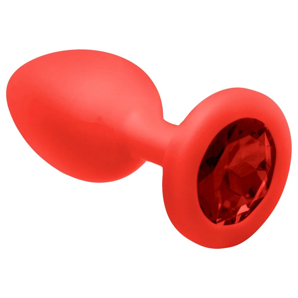 Plug Anal Silicone Com Pedra Tamanho P Vipmix