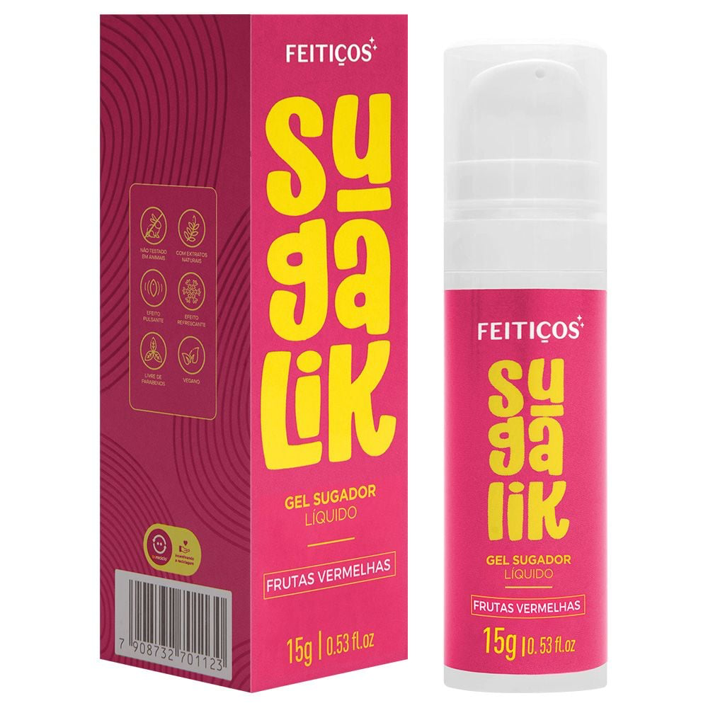 SUGALIK SUGADOR PULSADOR LÍQUIDO 15G FEITIÇOS