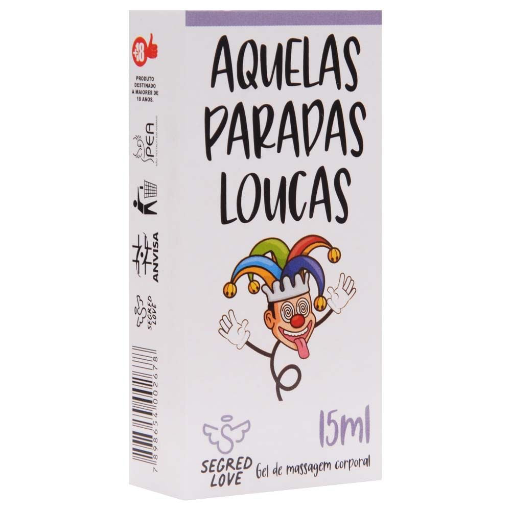 GEL AQUELAS PARADAS LOUCAS TATOO 15ML SEGRED LOVE