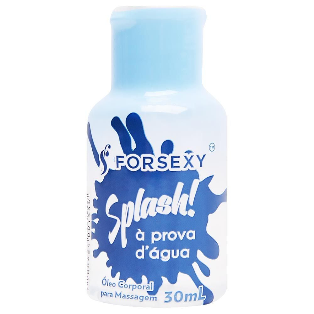 SPLASH LUBRIFICANTE SILICONADO PROVA DE ÁGUA 30ML FOR SEXY