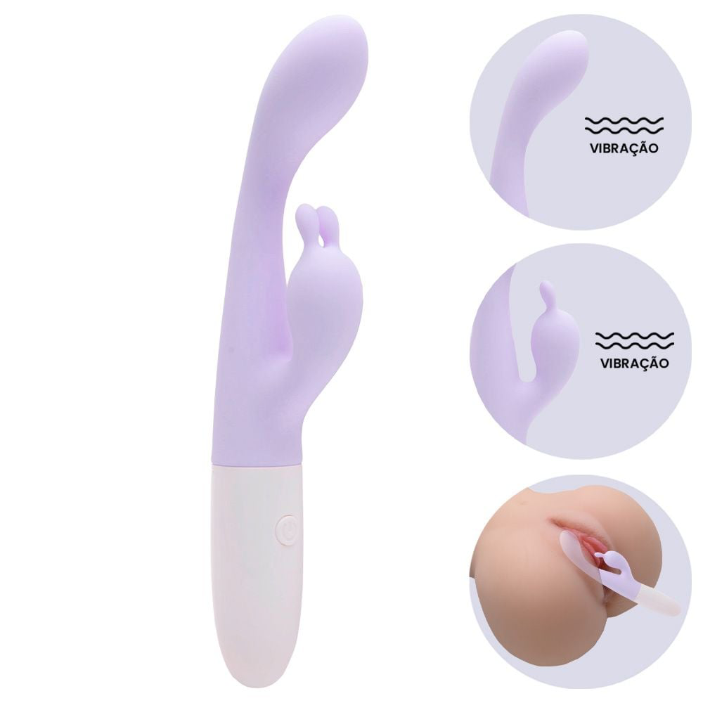 VIBRADOR PONTO G RABBIT 10 MODOS LILO VIPMIX