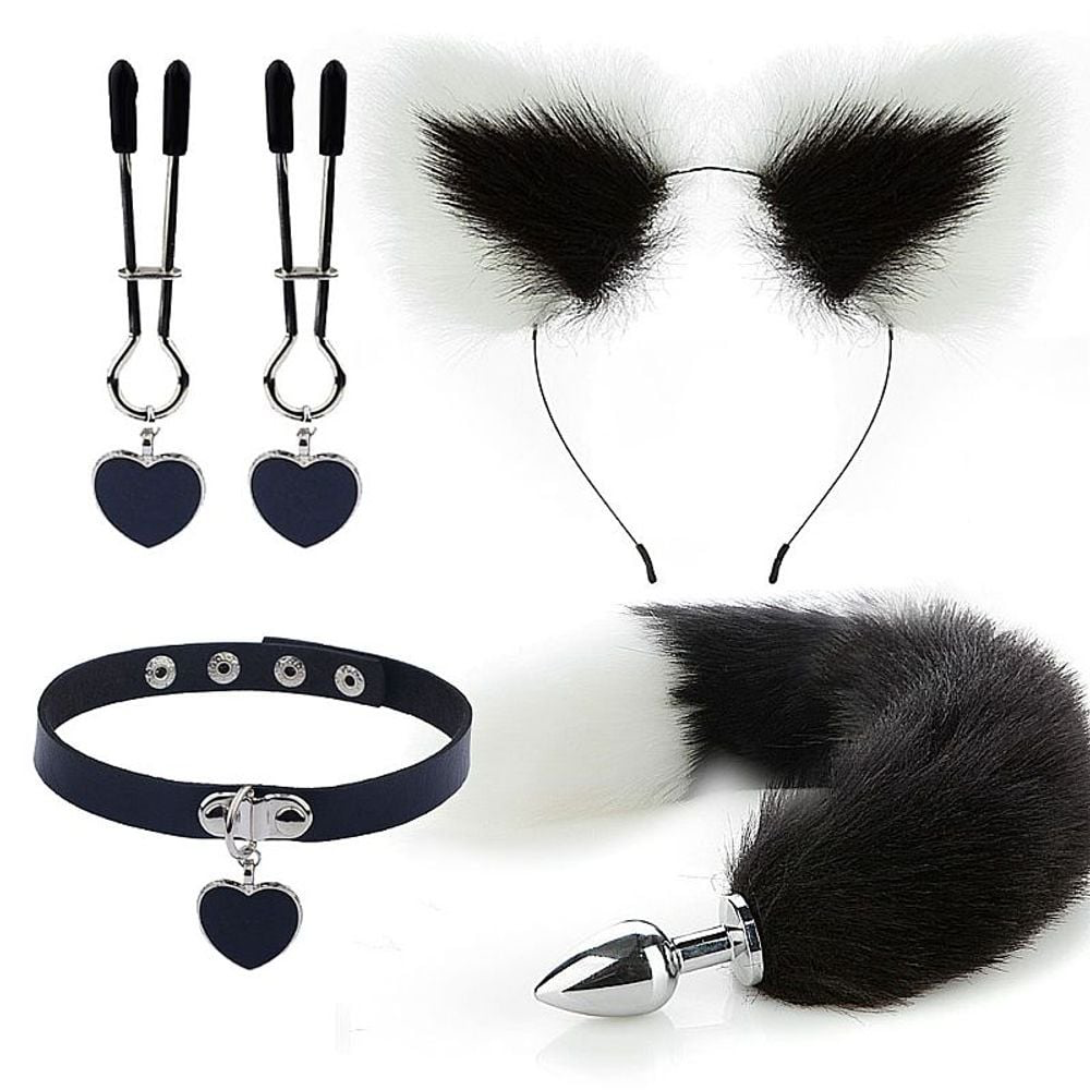 KIT RAPOSA TIARA GARGANTILHA SEXY IMPORT