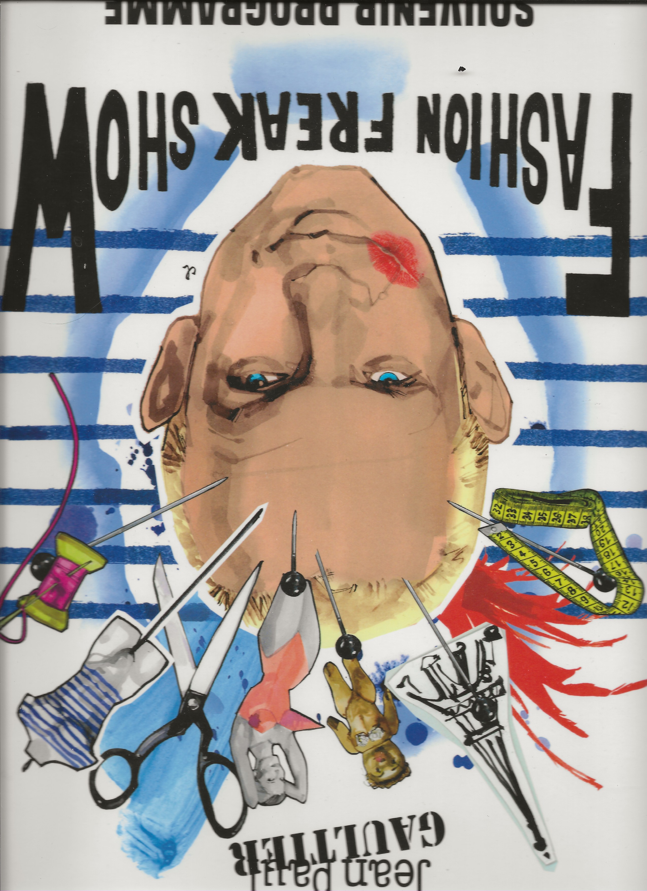 Jean Paul Gaultier Fashion Freak Show pamphlet