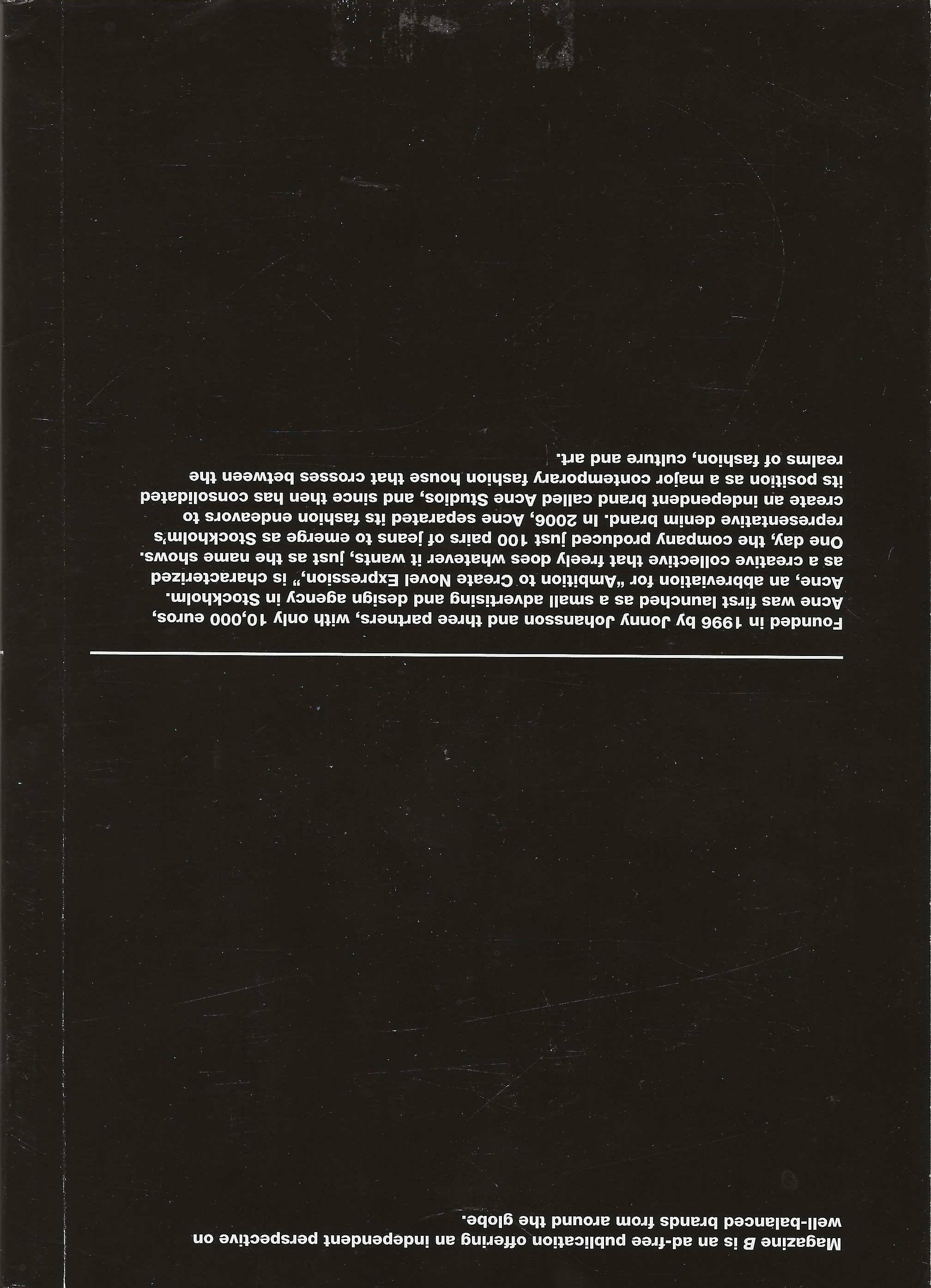 Acne Studios: Magazine B (Korean Edition)