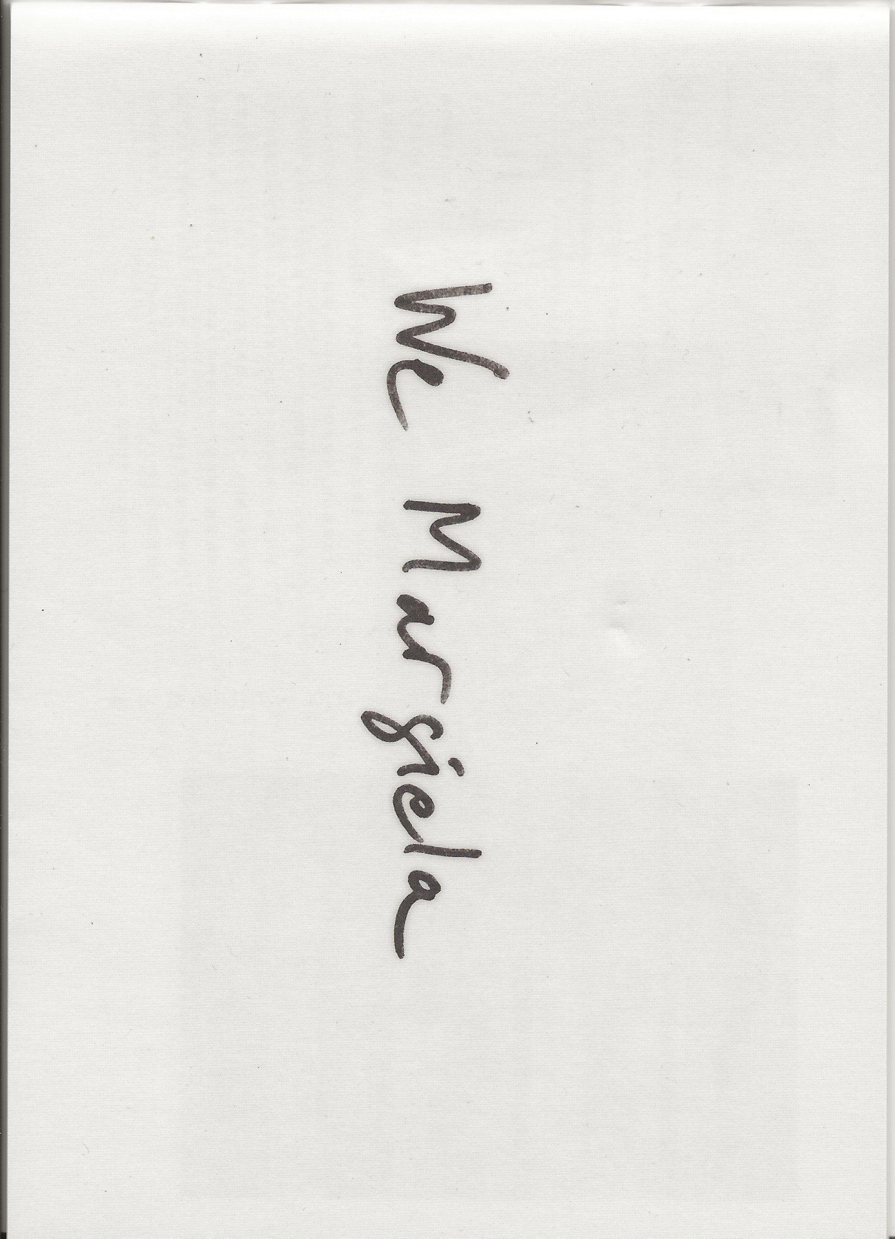 "We Margiela" Movie Pamphlet