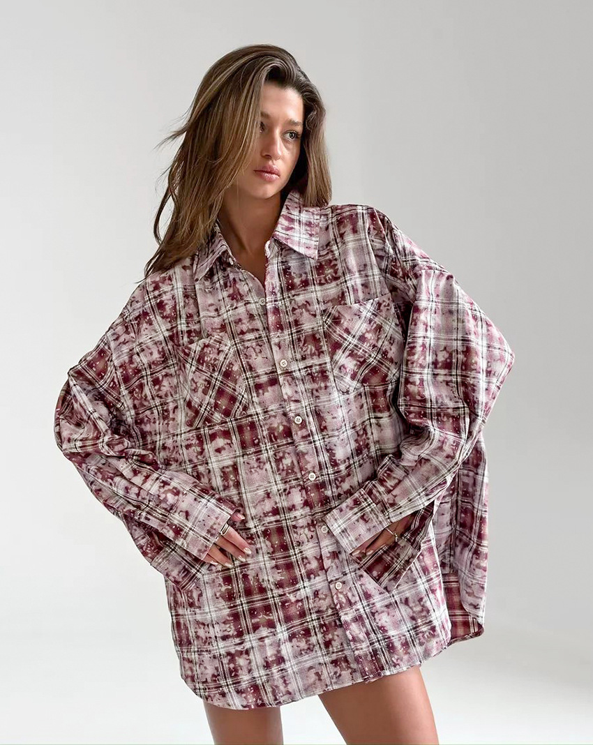 Oversized Plaid Shirt