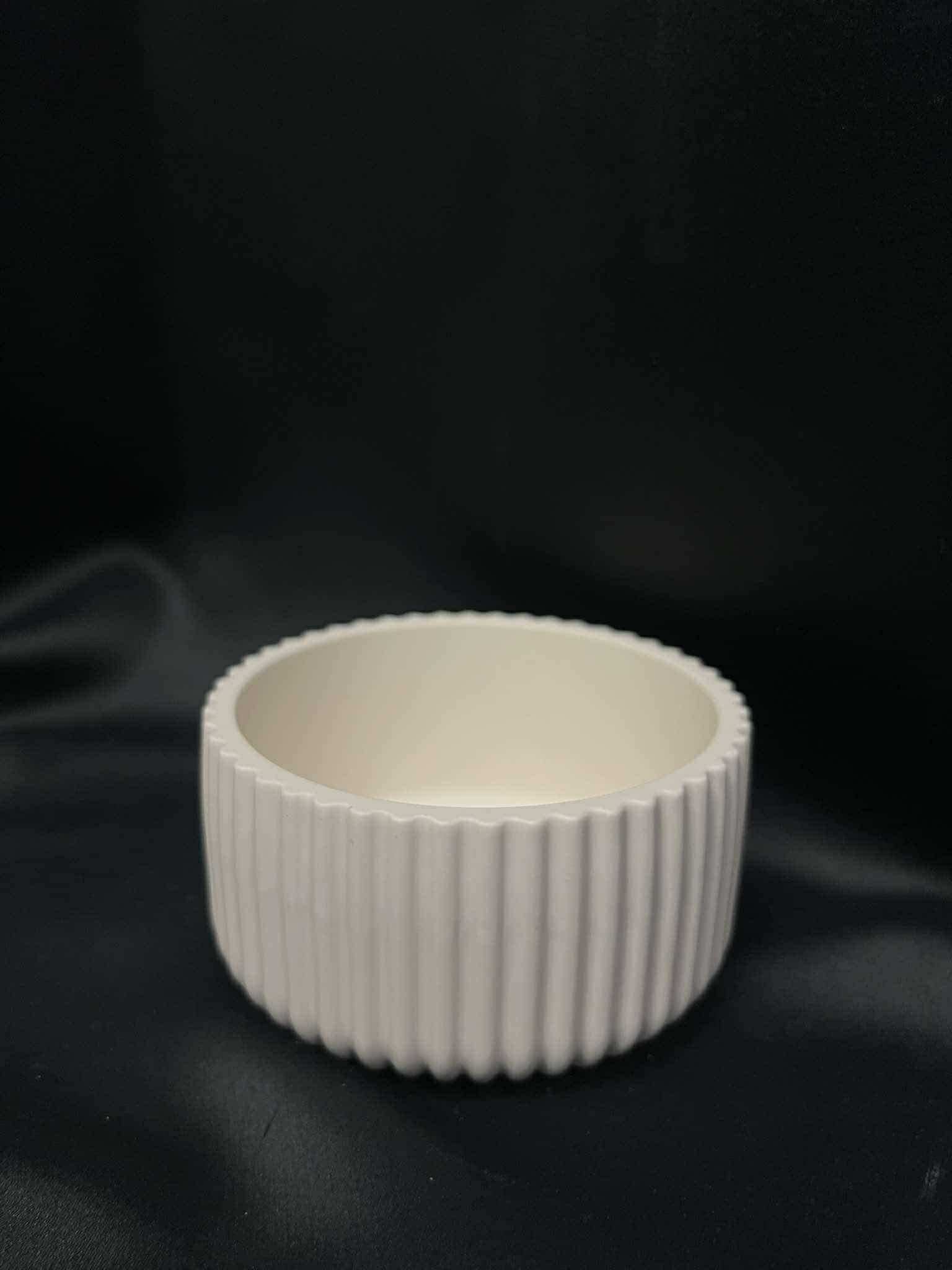 Rond Potje Verticaal Streep Laag