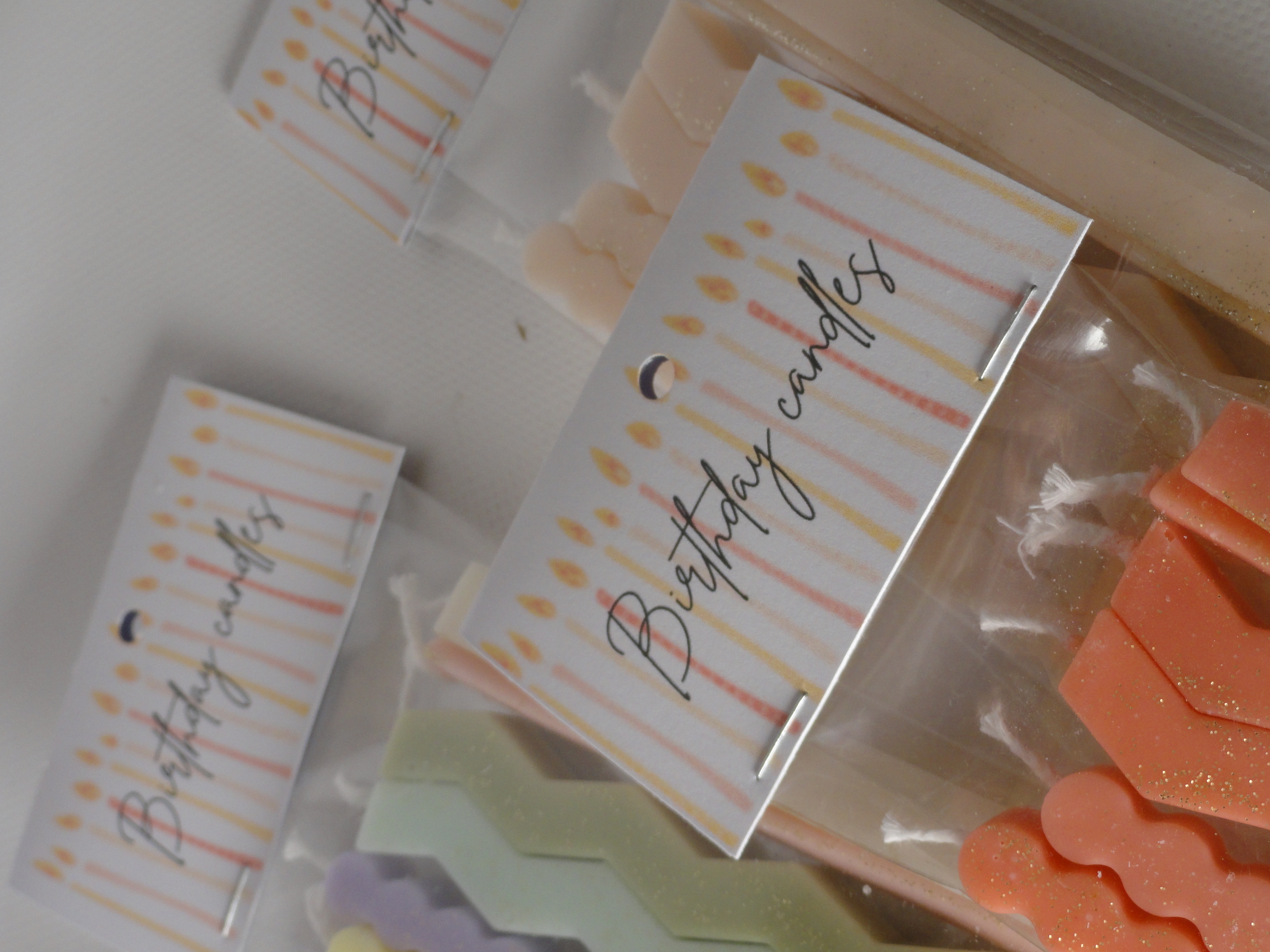 Taartkaarsjes (6 stuks) 