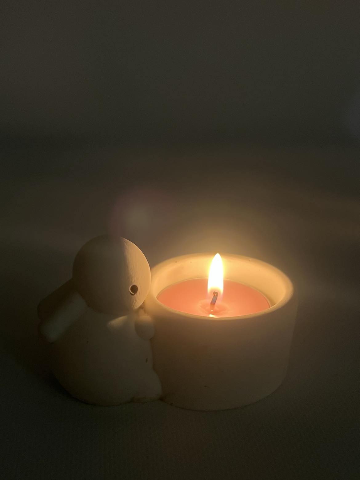 Theelichthouder konijntje 