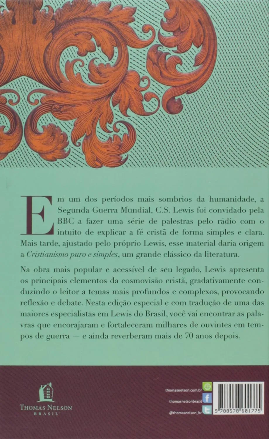 Cristianismo puro e simples - Capa Dura