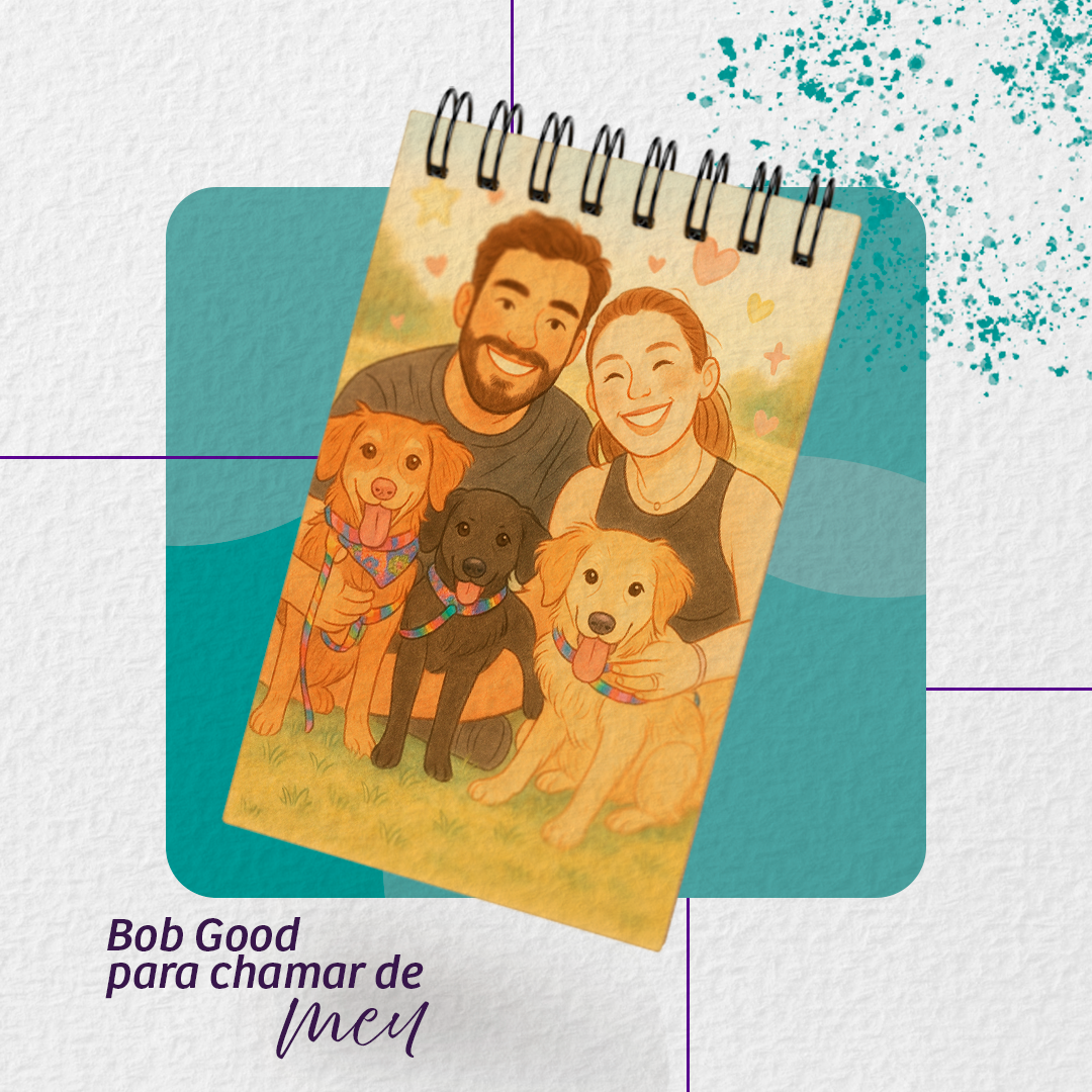 Caderno para colorir personalizado