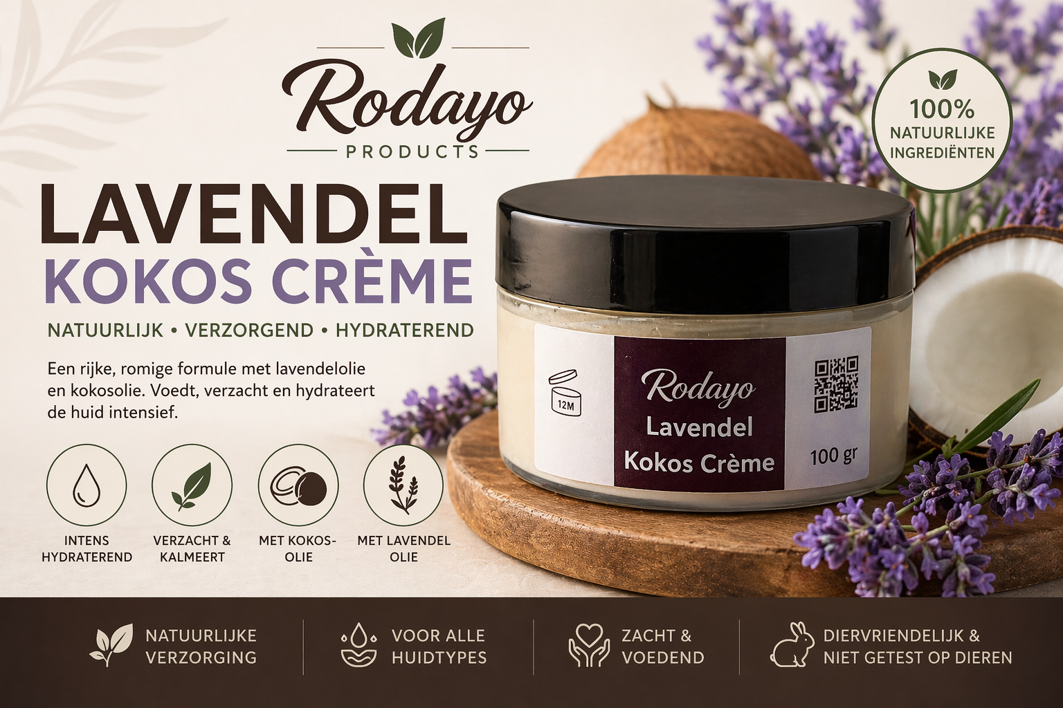 Lavendel Kokos Crème