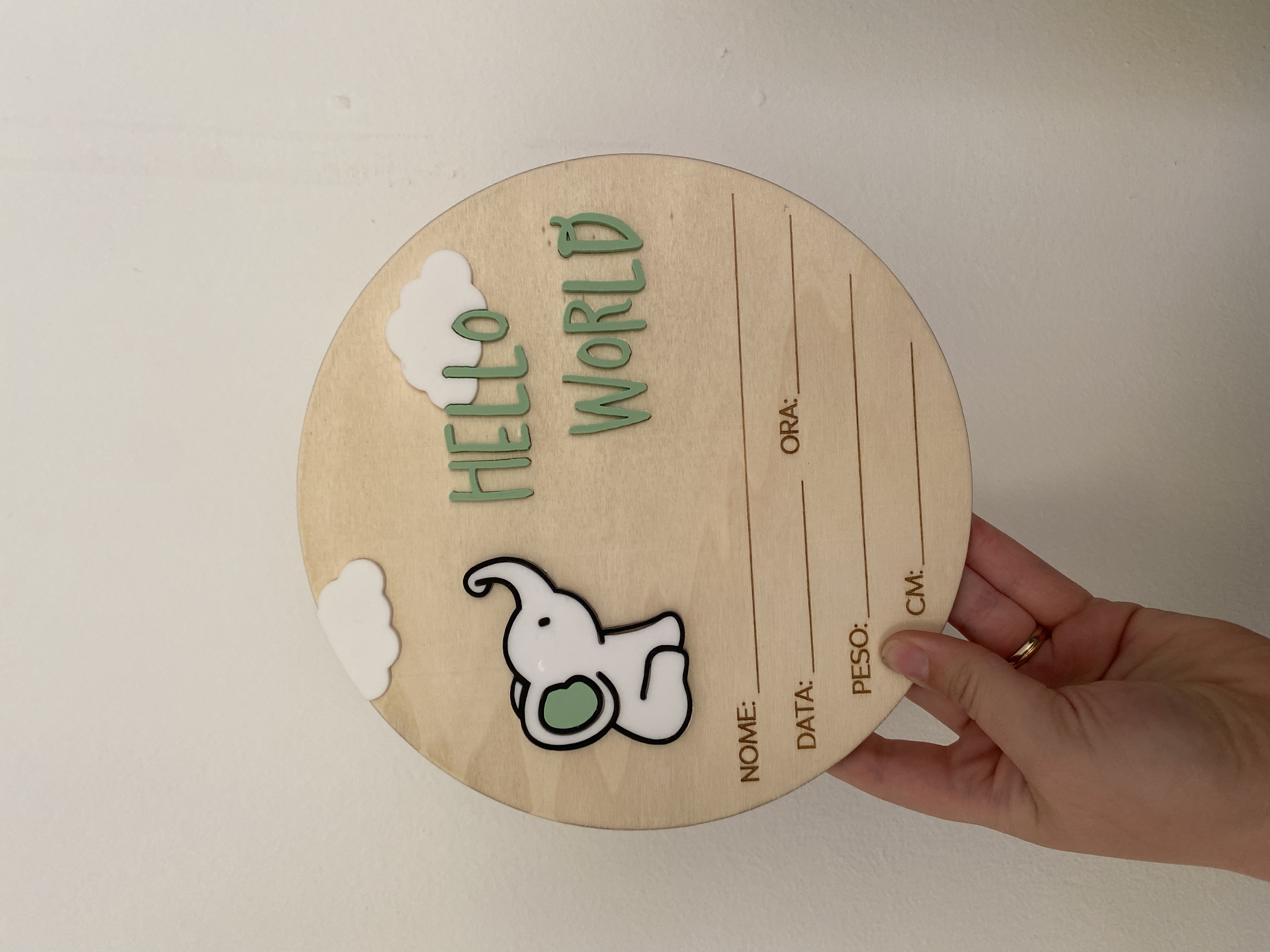 Cerchiotto Nascita Elefantino