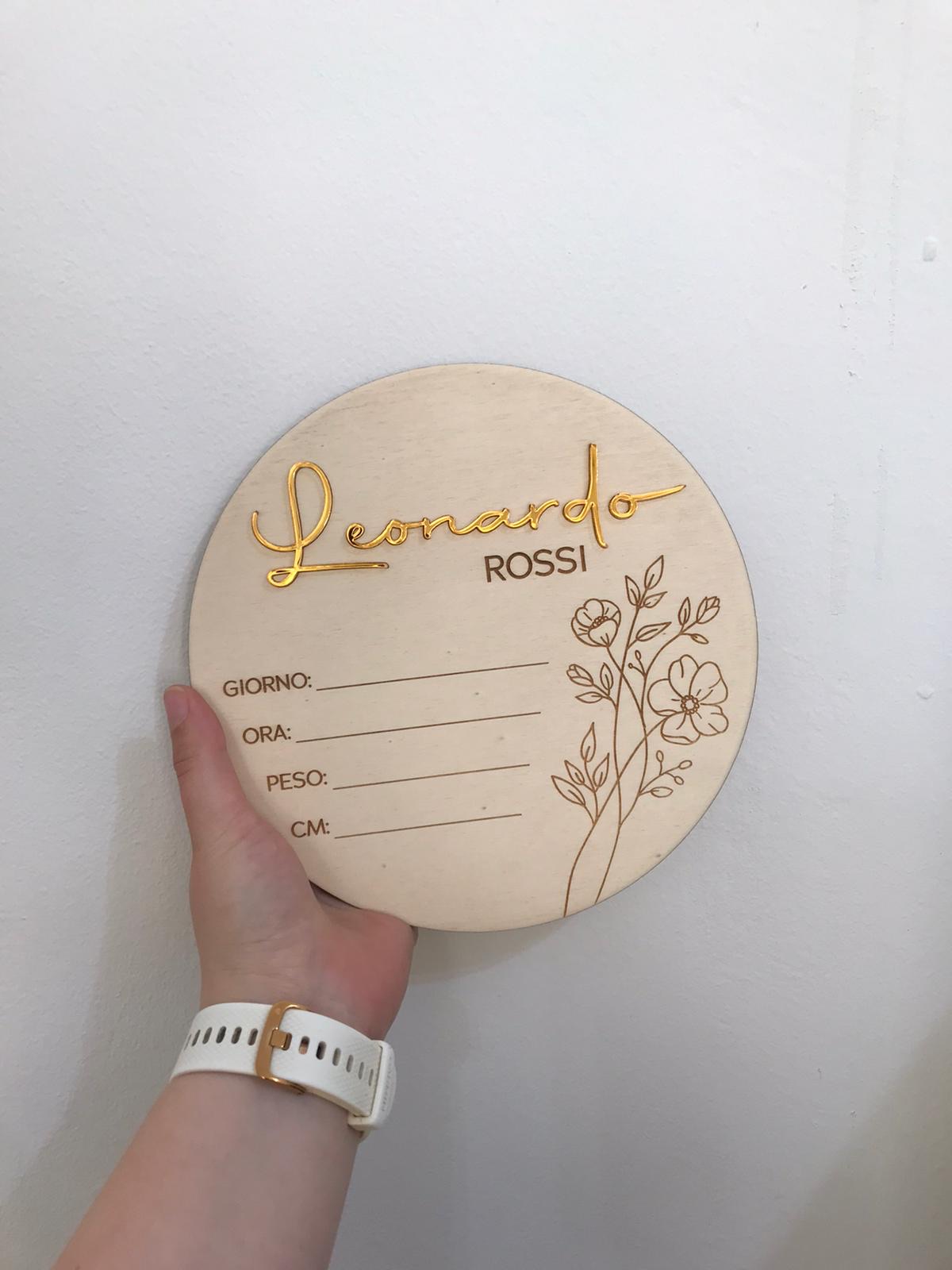 Cerchiotto Nascita Floreale