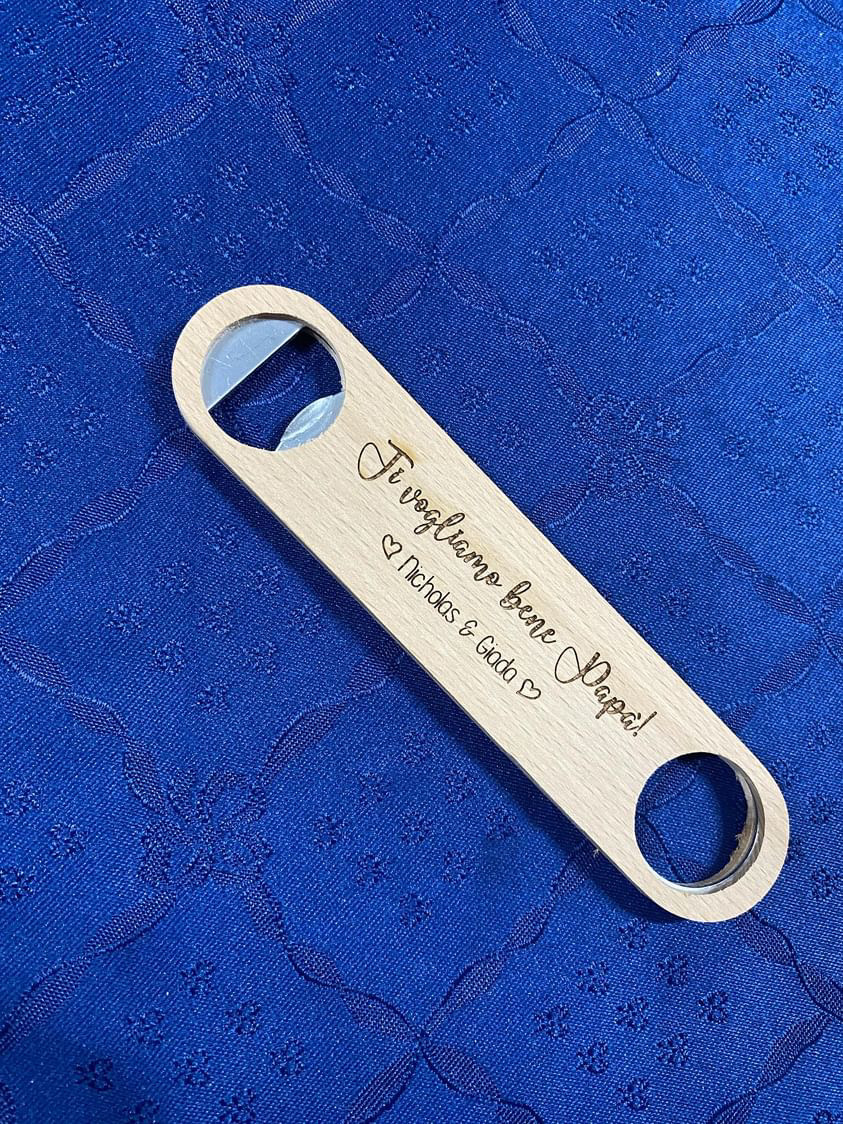 Apribottiglie in legno 17 cm