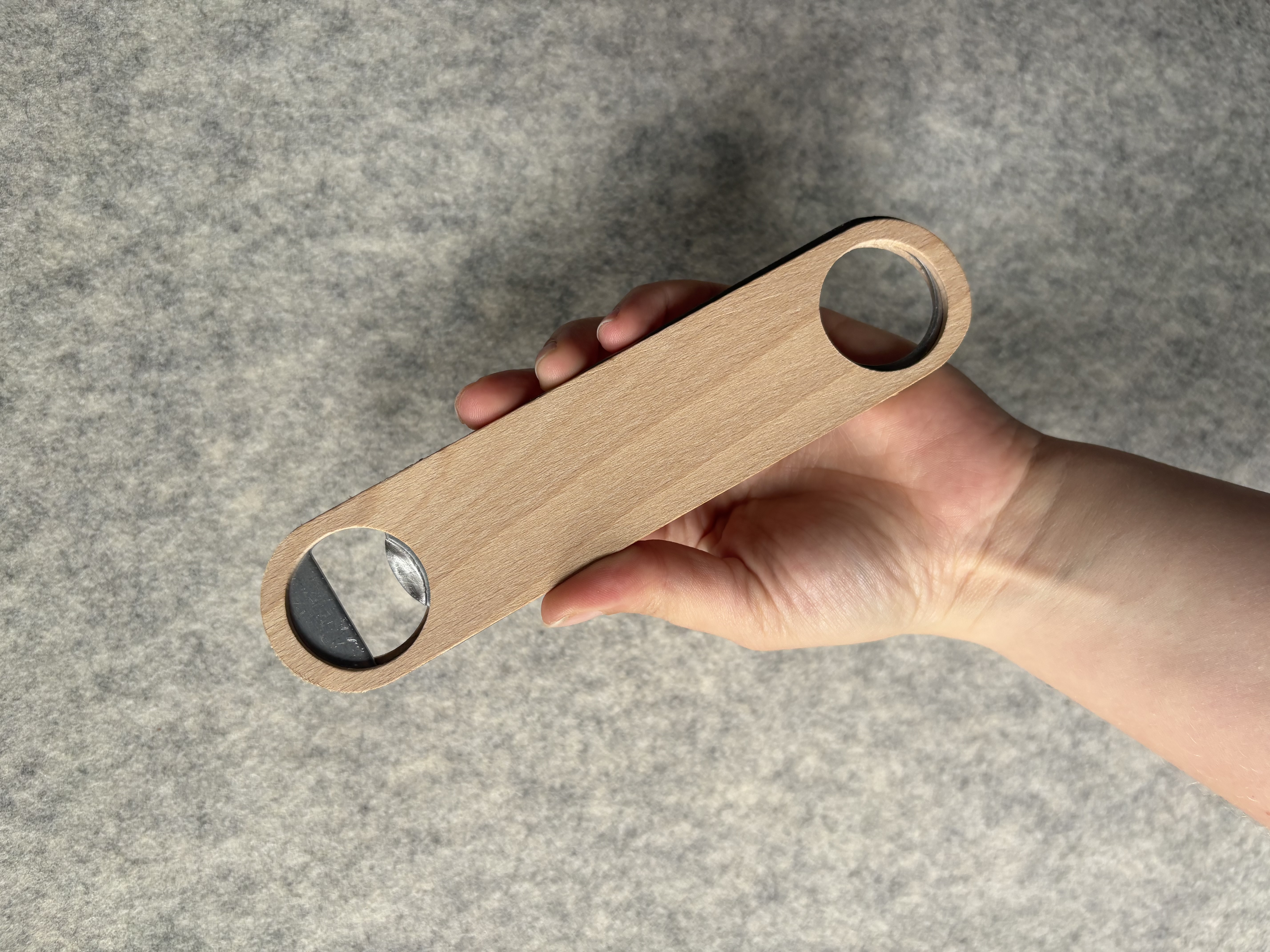 Apribottiglie in legno 17 cm