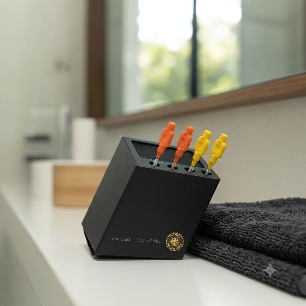 PureBrush Dental Organizer – Carbon Edition