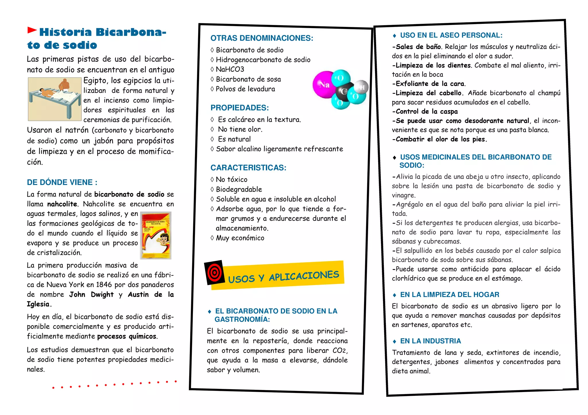 Bicarbonato de sodio grado alimenticio