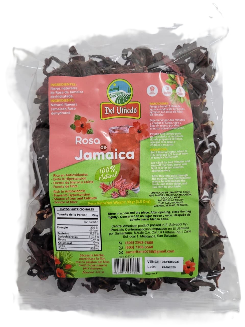 Rosa de Jamaica Del Viñedo