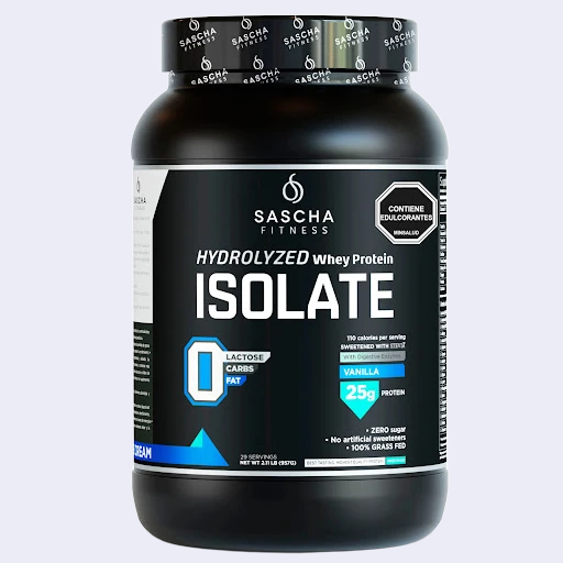 Proteína Isolate Hidrolizada Sascha 2 lb