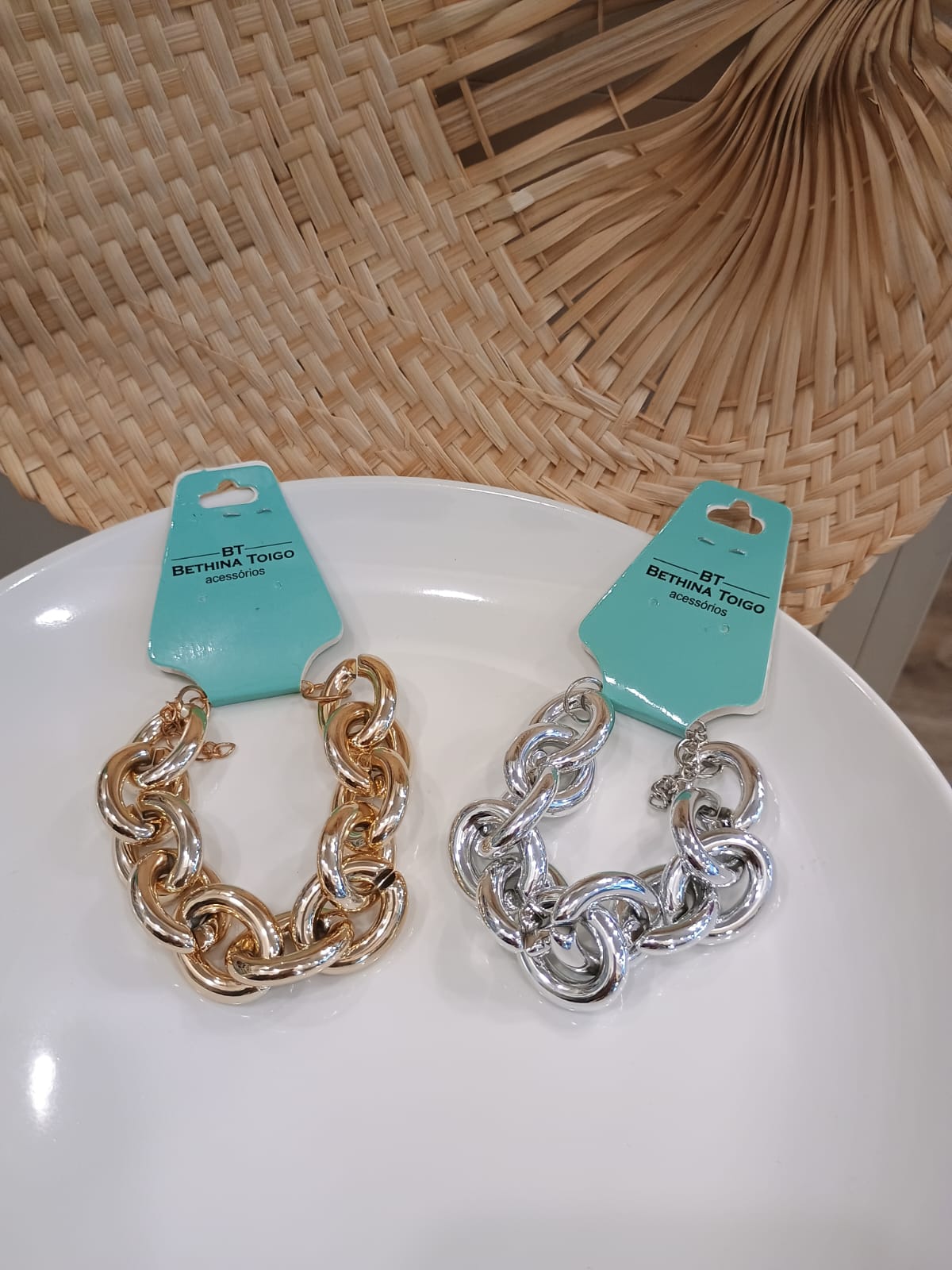 Pulseira de elos corrente