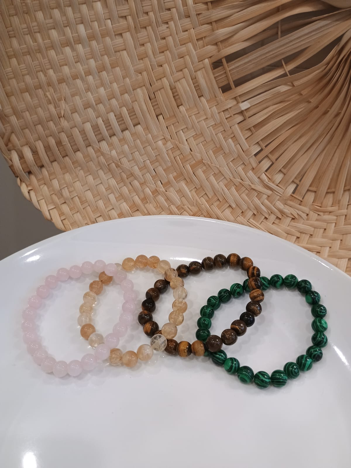 Pulseiras de pedras naturais