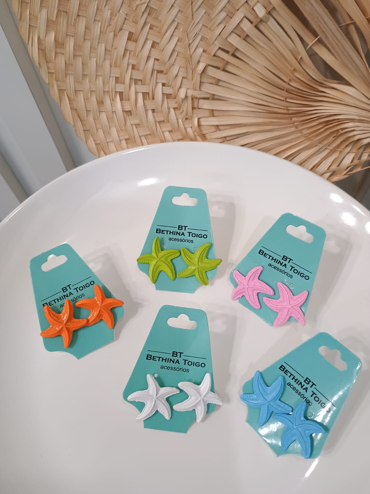 Brinco estrelas do mar