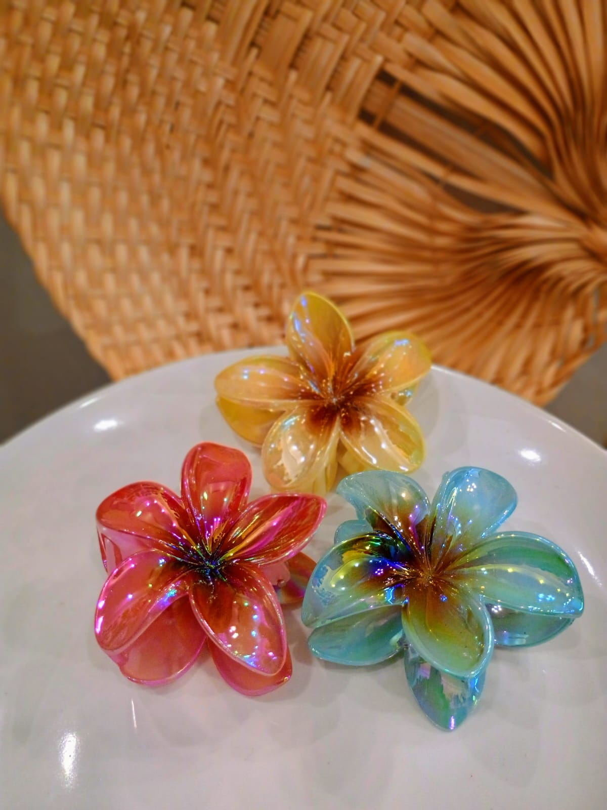 Piranha de flores coloridas