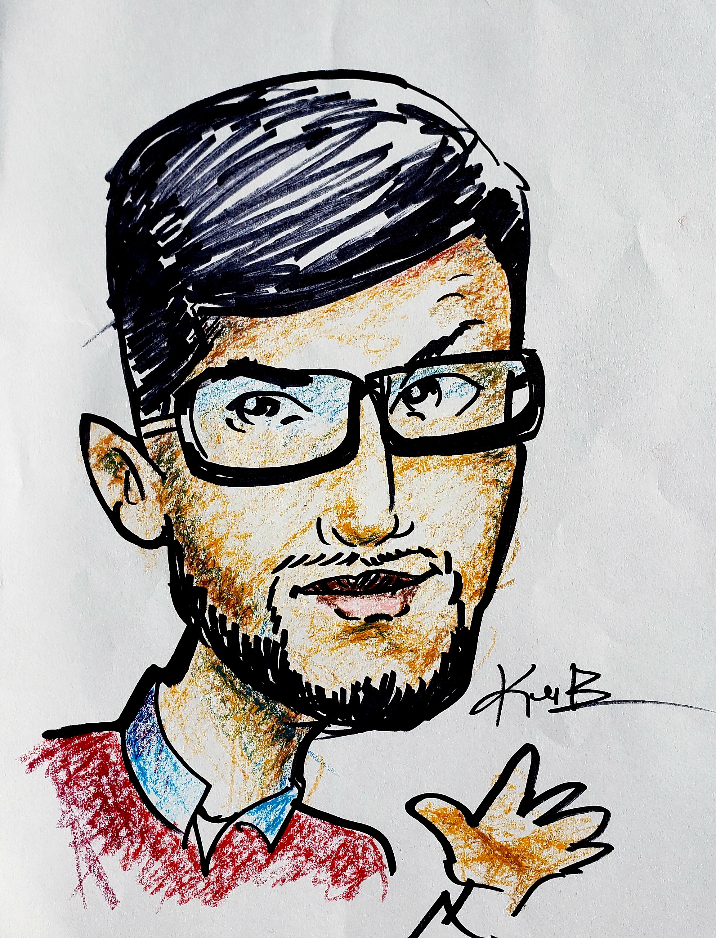 Custom Caricatures  20 dollars  each additional head 10.00